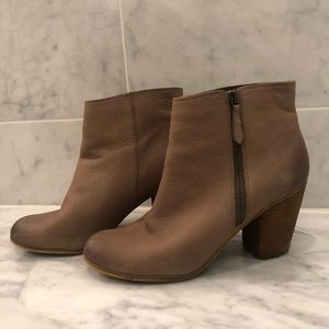 bp ‘trolley’ taupe ankle booties